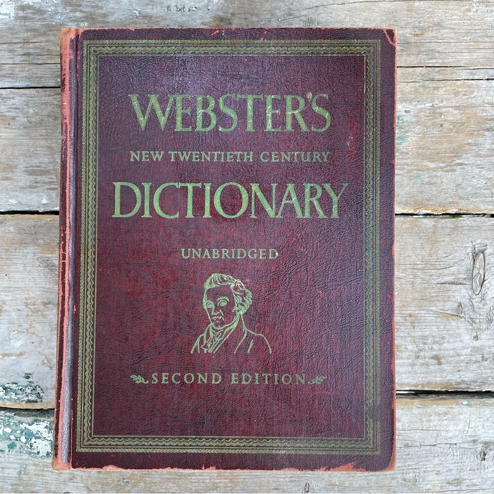 Websters Dictionary new twentieth century 1964